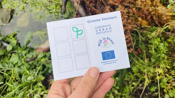 Groene stempel