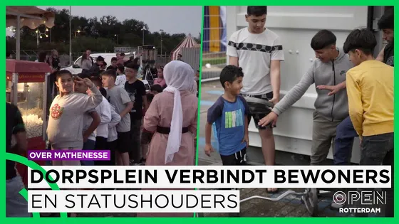 Dorpsplein verbindt bewoners met statushouders op boot Silja Europa