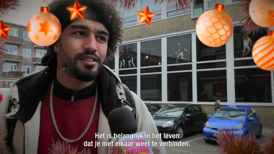 Bewoners van Mathenesse wensen de rest van Rotterdam een fijn 2025