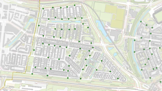 GFE bakken in het Witte Dorp en Oud Mathenesse