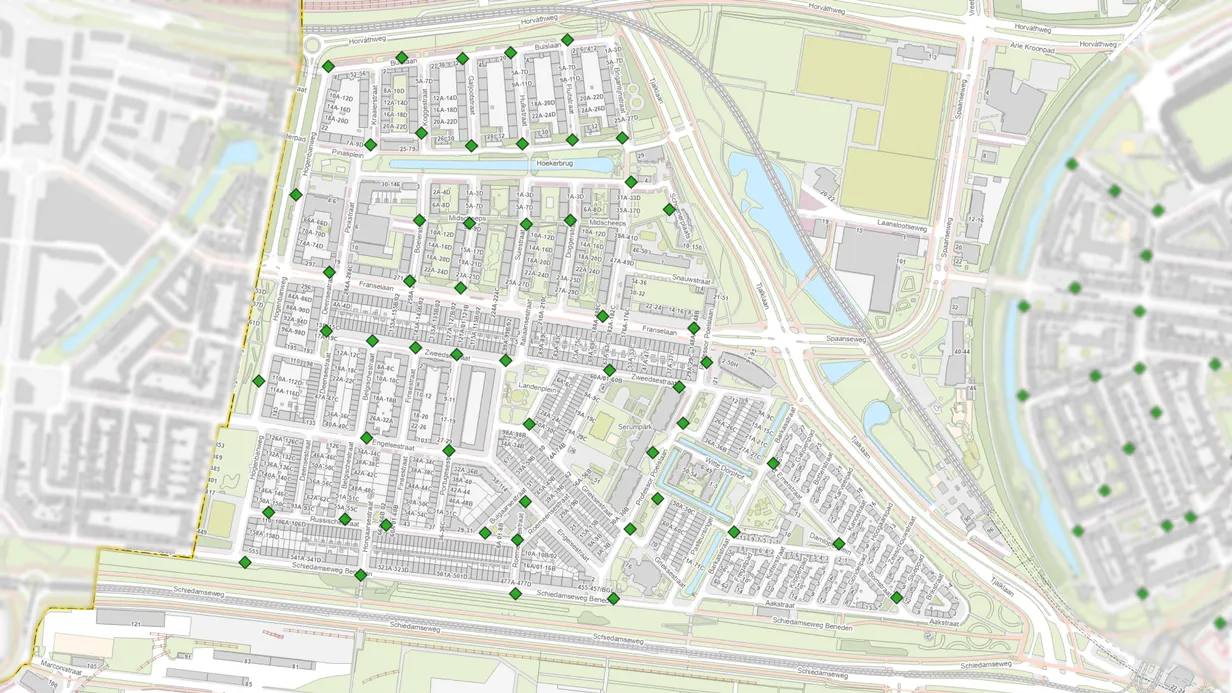GFE bakken in het Witte Dorp en Oud Mathenesse