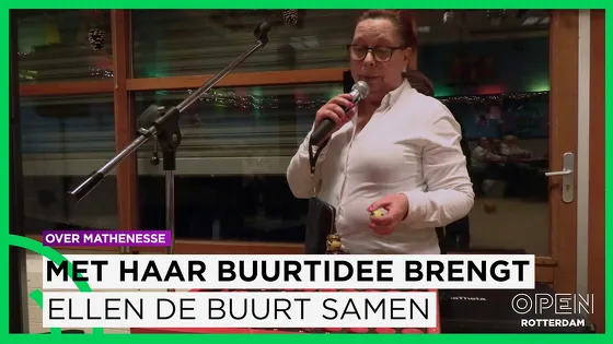 Met haar Buurtidee brengt Ellen Oud-Mathenesse samen
