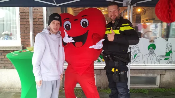Valentijnsdag op de Franselaan: hartjes, hartjes en hartjes met benen
