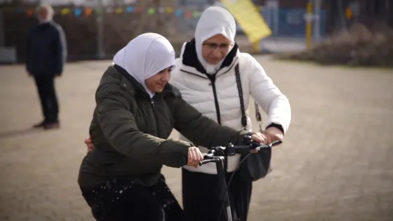 Fietslessen voor nieuwe Nederlanders
