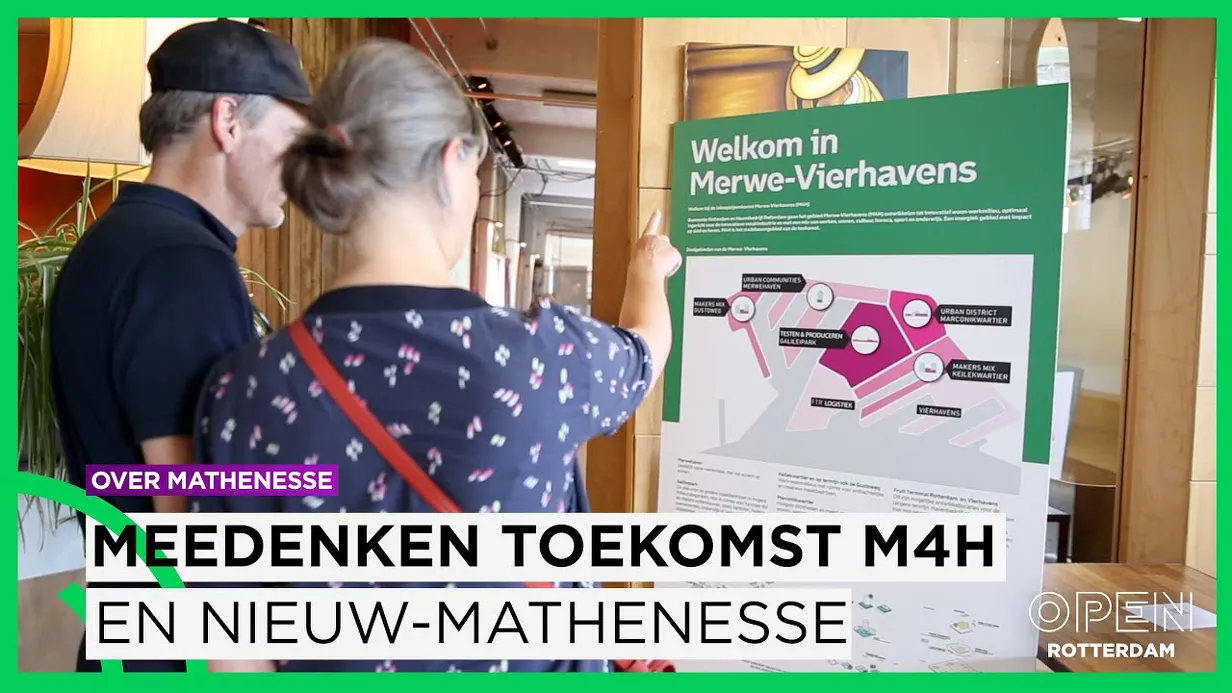 Bewoners denken mee over ontwikkeling Merwe-Vierhavengebied en Nieuw-Mathenesse